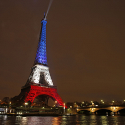The Eiffel Tower’s colors will be at the mercy of social media users during Euro 2016